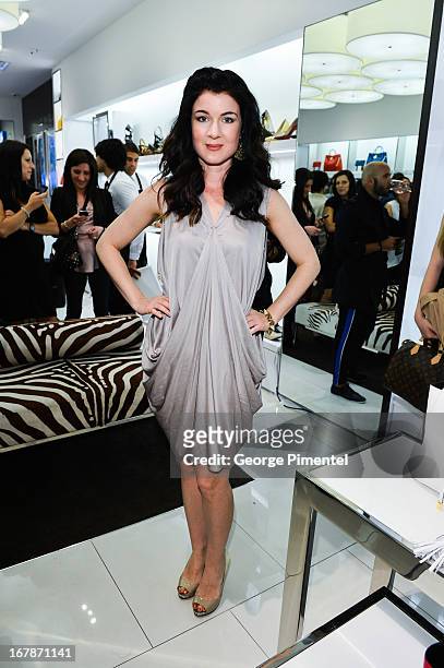 Actress Gabrielle Miller Join Top Clients At Canadian Flagship Store Cocktail Shopping Event at Michael Kors Canadian Flagship Store on May 1, 2013...