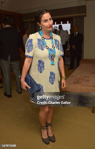 S Lauri Firstenberg attends the David Webb Dinner in honor of LAXART at Sunset Tower on May 1, 2013 in West Hollywood, California.