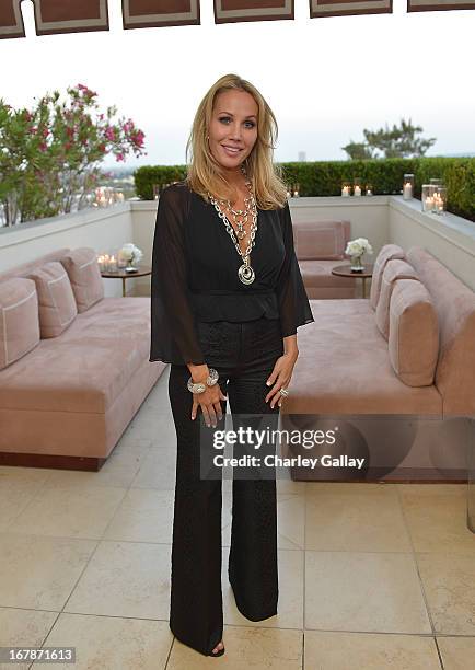 Brooke Davenport hosts the David Webb Dinner in honor of LAXART at Sunset Tower on May 1, 2013 in West Hollywood, California.