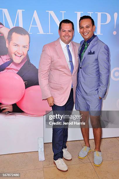 Comedian/TV personality Ross Mathews and stylist Salvador Camarena at "Roast and Toast with Ross Mathews" hosted by Target to celebrate the launch of...