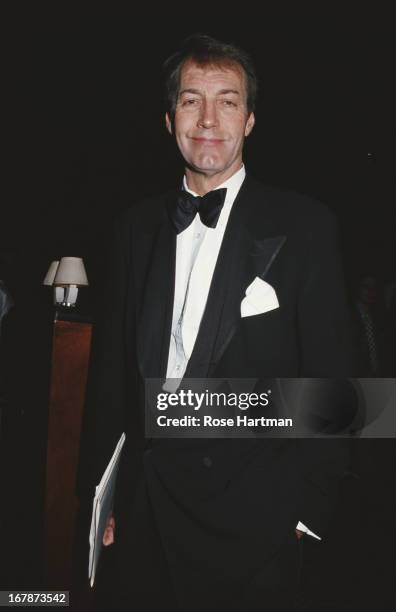 American television talk show host and journalist Charlie Rose at the Directors Guild Awards, 1994.