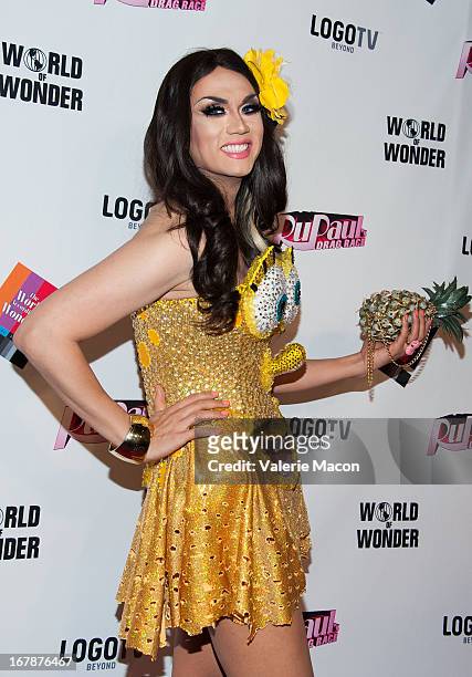 Manila Luzon attends the Finale, Reunion & Coronation Taping Of Logo TV's "RuPaul's Drag Race" Season 5 on May 1, 2013 in North Hollywood, California.