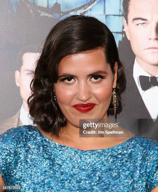 Singer Coco Maja Hastrup Karshøj attends the "The Great Gatsby" world premiere at Avery Fisher Hall at Lincoln Center for the Performing Arts on May...