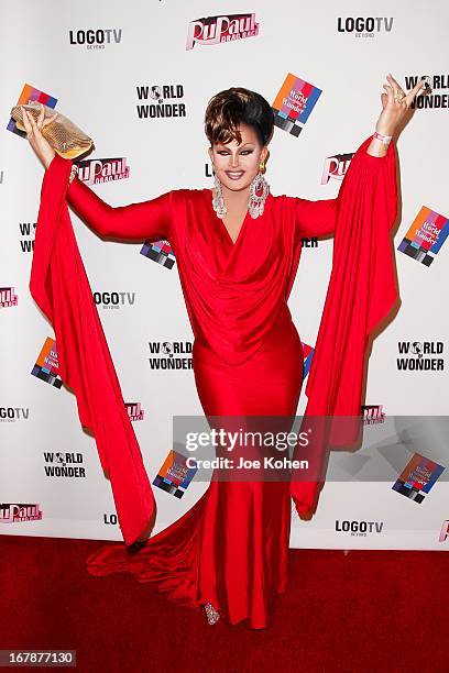 Drag performer Shannel attends "RuPaul's Drag Race" Season 5 Finale, Reunion & Coronation Taping on May 1, 2013 in North Hollywood, California.