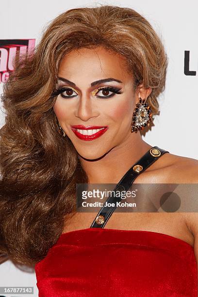 Drag performer Shangela attends "RuPaul's Drag Race" Season 5 Finale, Reunion & Coronation Taping on May 1, 2013 in North Hollywood, California.