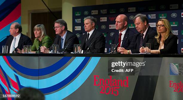 Chief Executive Officer of Fitness First and England Rugby 2015 Chairman, Andy Cosslett, England Rugby 2015 Chief Executive, Debbie Jevans, Rugby...