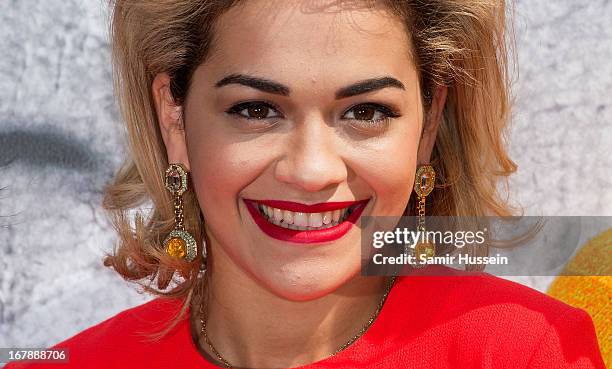 Rita Ora launches the British Designers' Collection at Bicester Village on May 2, 2013 in Bicester, England.