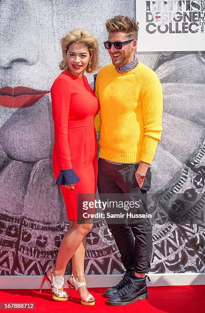 Rita Ora and Henry Holland launch the British Designers' Collection at Bicester Village on May 2, 2013 in Bicester, England.