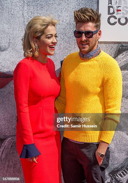 Rita Ora and Henry Holland launch the British Designers' Collection at Bicester Village on May 2, 2013 in Bicester, England.