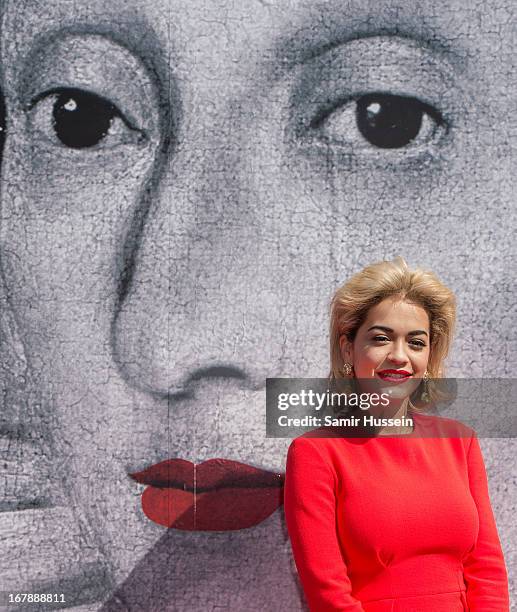 Rita Ora launches the British Designers' Collection at Bicester Village on May 2, 2013 in Bicester, England.