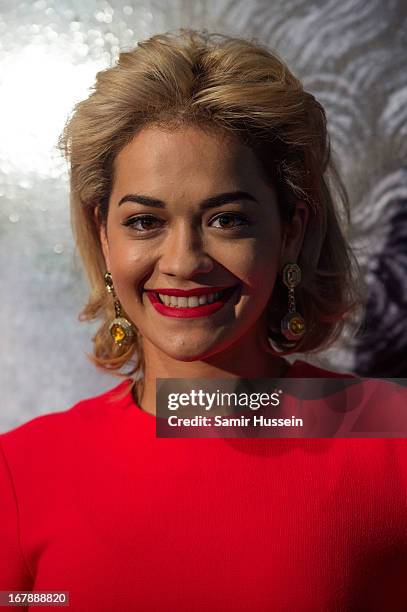 Rita Ora launches the British Designers' Collection at Bicester Village on May 2, 2013 in Bicester, England.