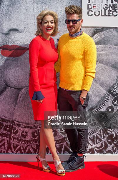 Rita Ora and Henry Holland launch the British Designers' Collection at Bicester Village on May 2, 2013 in Bicester, England.