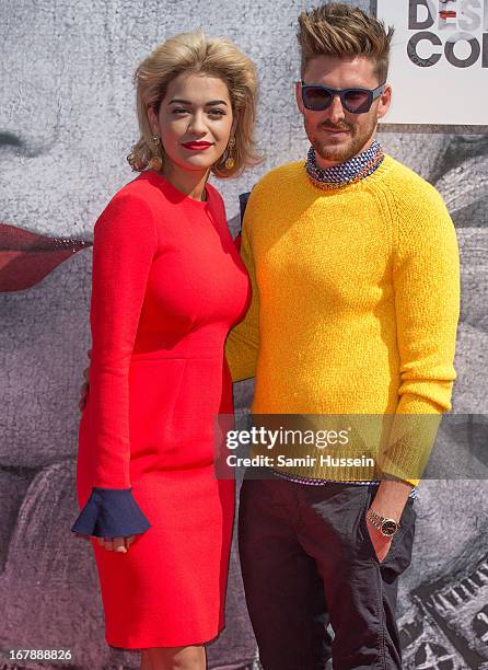 Rita Ora and Henry Holland launch the British Designers' Collection at Bicester Village on May 2, 2013 in Bicester, England.