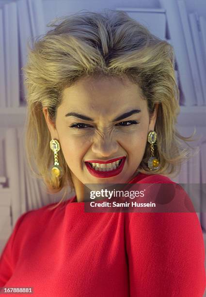 Rita Ora launches the British Designers' Collection at Bicester Village on May 2, 2013 in Bicester, England.