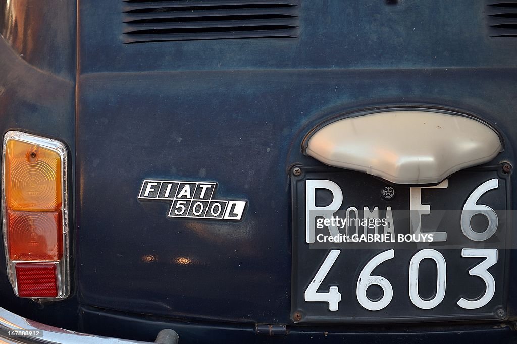 ITALY-AUTO-FIAT 500-ROME