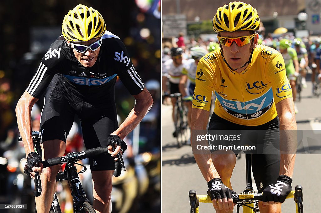 (FILE): Sir Bradley Wiggins And Chris Froome