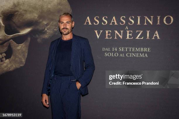 Roberto De Rosa attends the Italian premiere of the movie "A Haunting In Venice " at Museo Bagatti Valsecchi on September 13, 2023 in Milan, Italy.