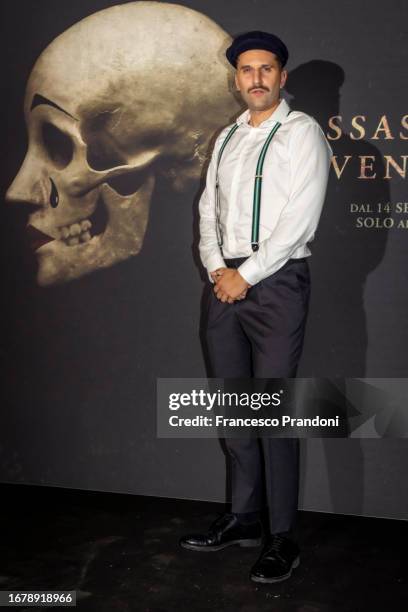 Danny Schipani attends the Italian premiere of the movie "A Haunting In Venice " at Museo Bagatti Valsecchi on September 13, 2023 in Milan, Italy.