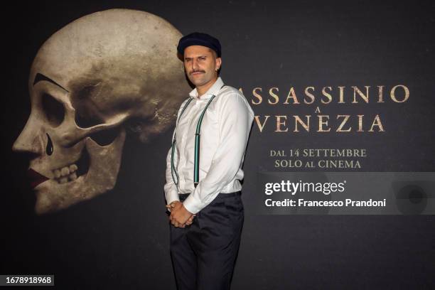 Danny Schipani attends the Italian premiere of the movie "A Haunting In Venice " at Museo Bagatti Valsecchi on September 13, 2023 in Milan, Italy.