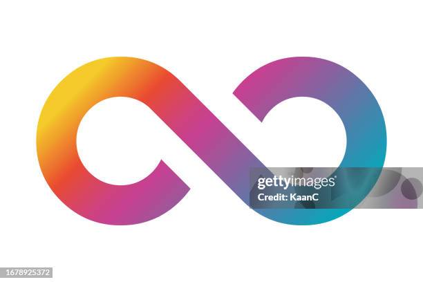 unendlichkeitssymbol oder -symbol. vektor stock illustration - ewigkeit stock-grafiken, -clipart, -cartoons und -symbole