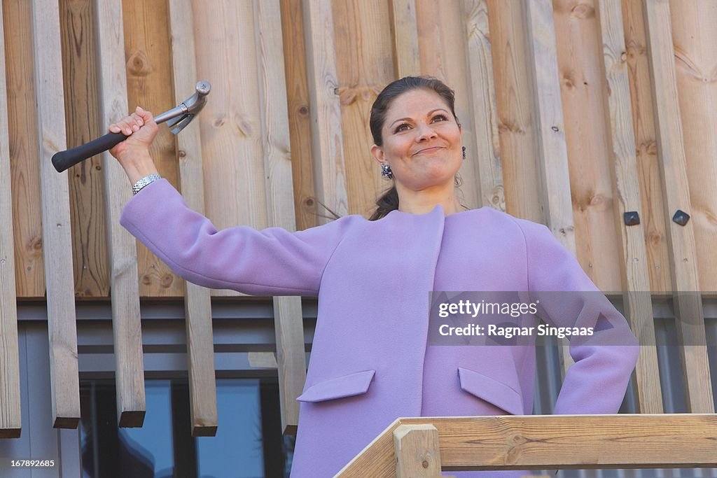 Princess Victoria And Prince Daniel Of Sweden Visit Lacko Castle In Vastra Gotaland