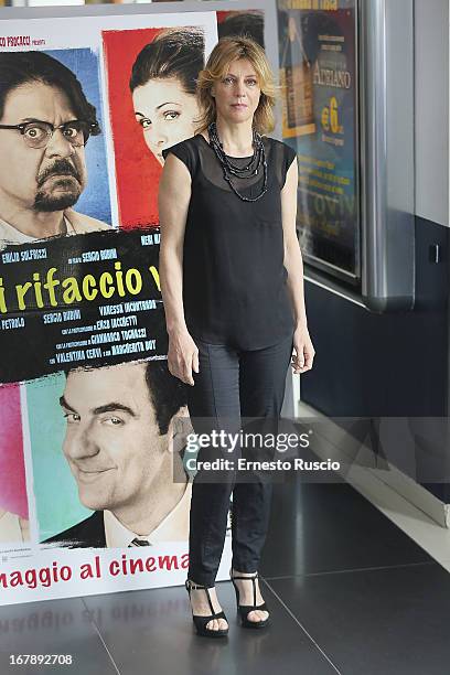 Margherita Buy attends the "Mi Rifaccio Vivo" photocall at Cinema Adriano on May 2, 2013 in Rome, Italy.