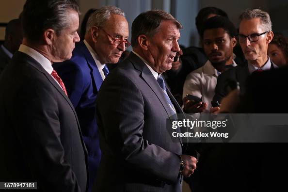 Michael Rounds U.S. Sen. Michael Rounds speaks to members of the press as Senate ...