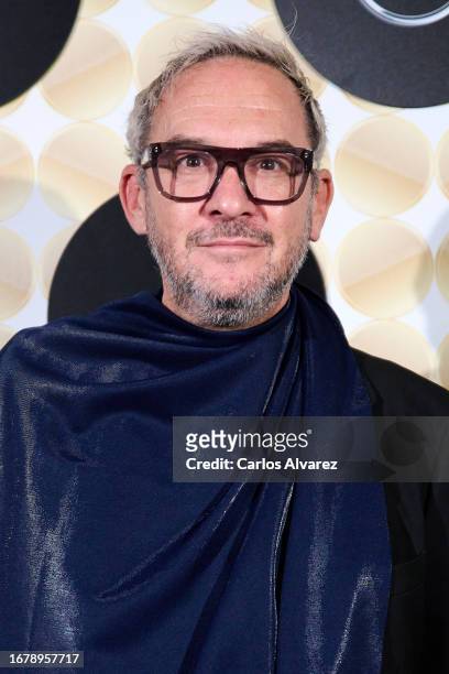 Designer Ulises Merida attends the MBFW Madrid party during the Mercedes Benz Fashion Week Madrid at the Sala Sol Four Seasons Hotel Madrid on...