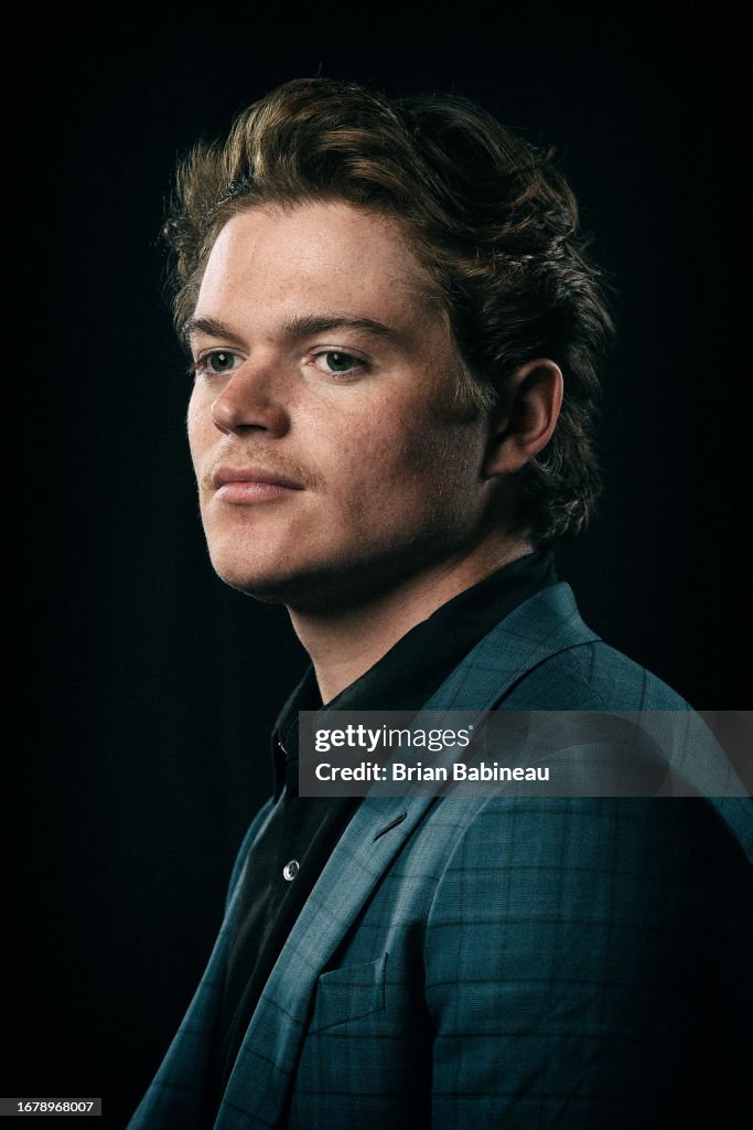 Cold Cofield Cole Caufield of the Montreal Canadiens poses for a portrait at the ...