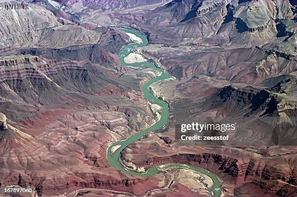 comanche point., grand canyon - phoenix arizona aerial stock pictures, royalty-free photos & images