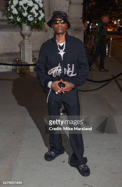 Wizkid attends the private view of "Gabrielle Chanel. Fashion Manifesto" at The V&A on September 13, 2023 in London, England.