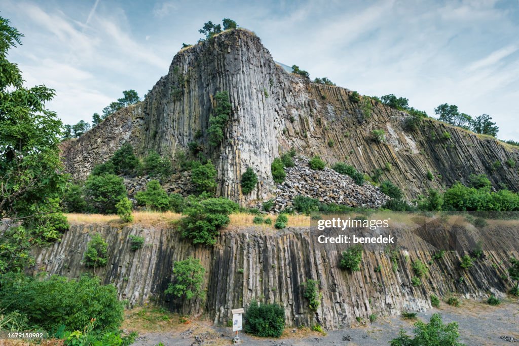 Basalt Columns Hegyestu Hungary Balaton Uplands Landscape