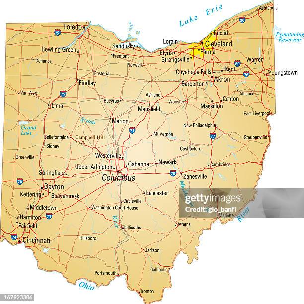 101 Ohio Road Map Stock Photos, High-Res Pictures, and Images - Getty