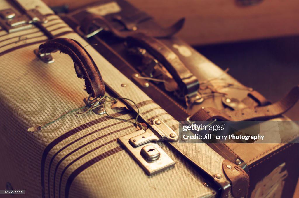 Vintage suitcases