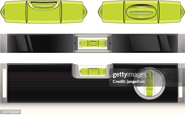 stockillustraties, clipart, cartoons en iconen met level - waterpas