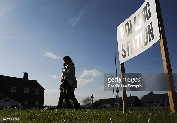 Voters in the North East head to the polls to vote in a local by-election on May 2, 2013 in South Shields, England. The South Shields by-election was...