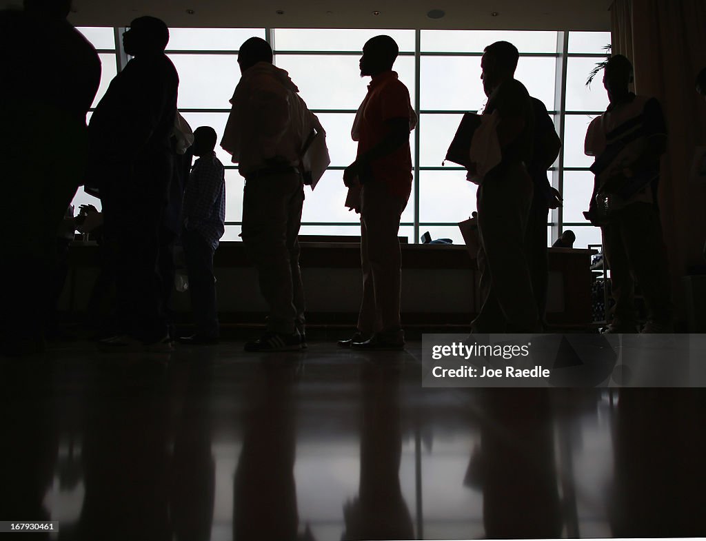 Job Fair Held At Sun Life Stadium In Miami