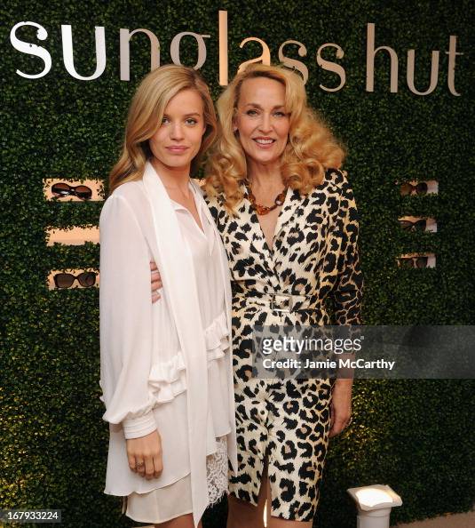 Georgia May Jagger and Jerry Hall attend Sunglass Hut's Mother's Day ...