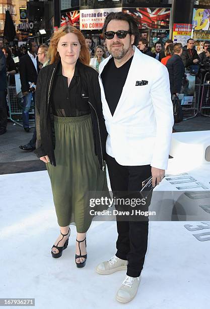 Honey Kinney Ross and Jonathan Ross attend the "Star Trek Into Darkness" UK Premiere at the Empire Leicester Square on May 2, 2013 in London, England.