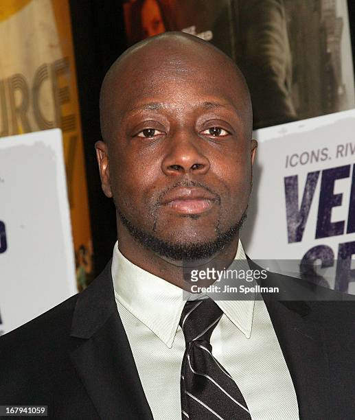 Rapper Wyclef Jean attends the "Venus And Serena" New York Screening at IFC Center on May 2, 2013 in New York City.