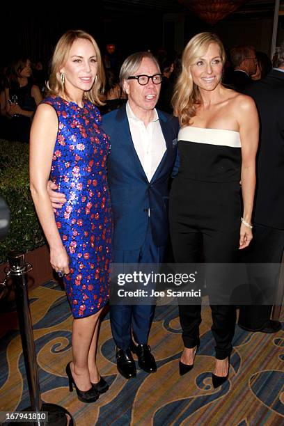 Dee Hilfiger, designer Tommy Hilfiger and EIF Women's Cancer Research Fund Co-Founder Jamie Tisch attend EIF Womens Cancer Research Funds 16th...