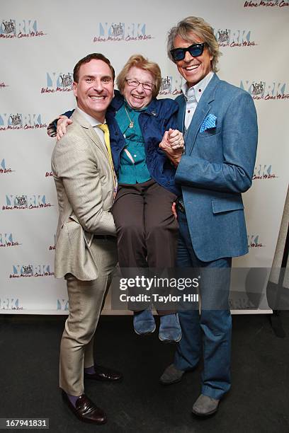 Mark Nadler, Dr. Ruth Westheimer, and Tommy Tune attend "I'm A Stranger Here Myself" Off Broadway Opening Night at The York Theatre at Saint Peter’s...