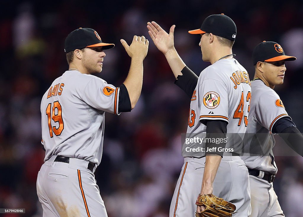 Baltimore Orioles v Los Angeles Angels of Anaheim