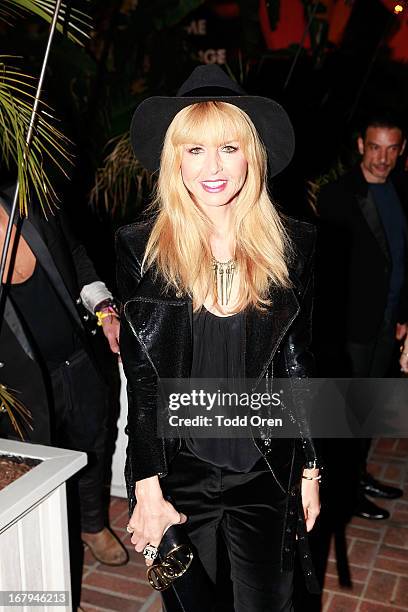 Designer Rachel Zoe poses at the Balmain LA Dinner at Chateau Marmont on May 2, 2013 in Los Angeles, California.