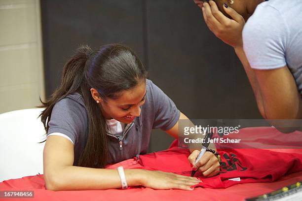 Skylar Diggins attends "The Martin Luther King Center offers congratulations to Skylar Diggins as she heads to Oklahoma Tulsa Shock" at Martin Luther...