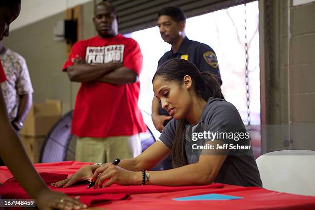 Skylar Diggins attends "The Martin Luther King Center offers congratulations to Skylar Diggins as she heads to Oklahoma Tulsa Shock" at Martin Luther...