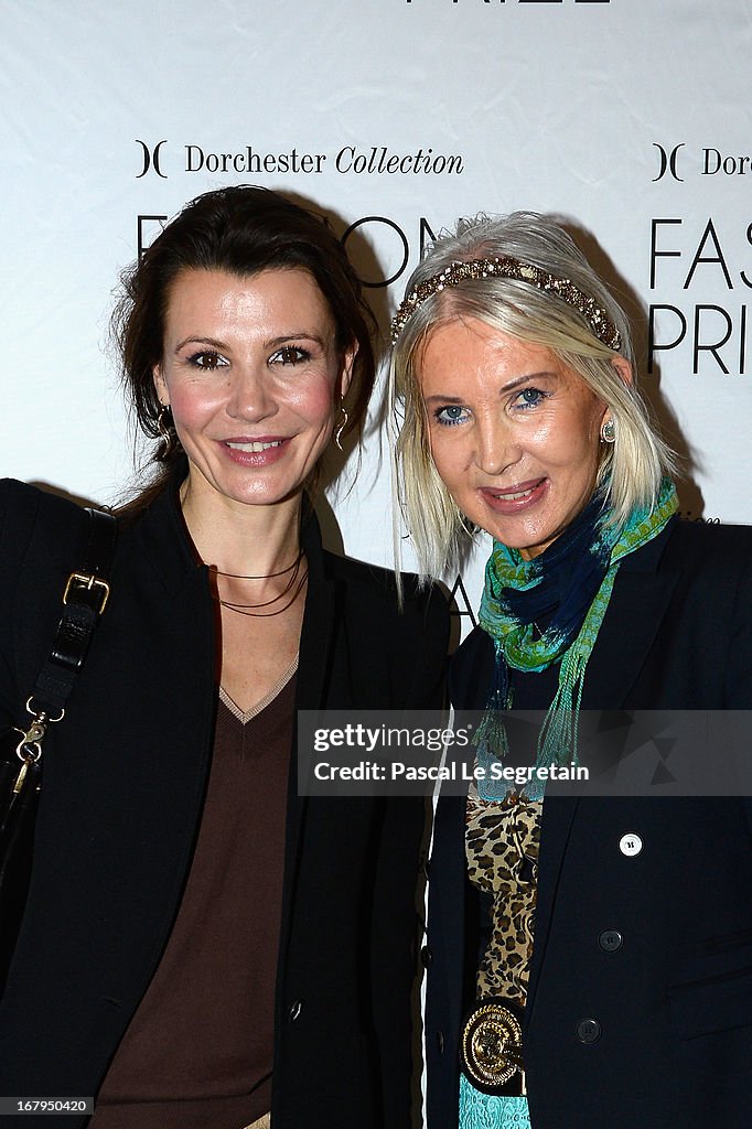 Launch Of The 2013 Dorchester Collection Fashion Prize