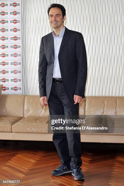 Neri Marcore attends a photocall for 'Mi Rifaccio Vivo' on May 3, 2013 in Milan, Italy.