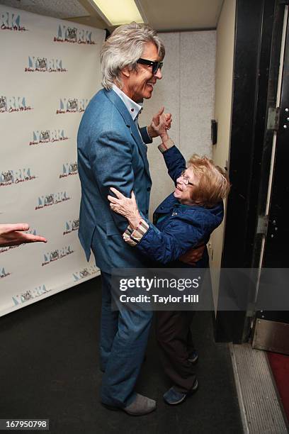 Tommy Tune and Dr. Ruth share a dance at the "I'm A Stranger Here Myself" Off Broadway Opening Night at The York Theatre at Saint Peter’s on May 2,...