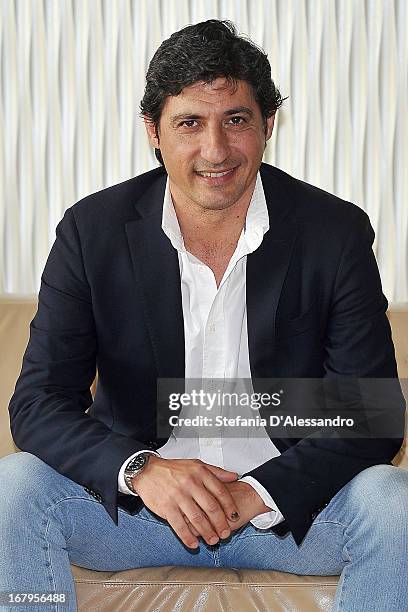 Emilio Solfrizzi attends a photocall for 'Mi Rifaccio Vivo' on May 3, 2013 in Milan, Italy.